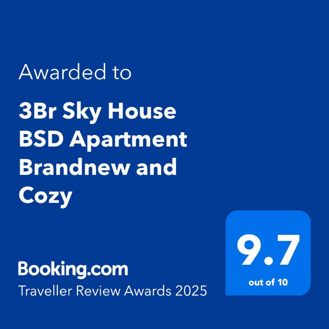 3Br Sky House Bsd Apartment Brandnew And Cozy Samporo Extérieur photo